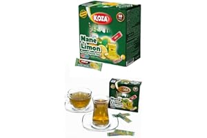 KOZA Minze Zitrone Instant Getränkepulver Stick einzeln Verpackt 50er Pack | Pulver für Heiß oder Kalt Getränk | Türkischer Tee | Ice Tea Pulver | Eistee | Früchtetee | Cay | Teepulver |