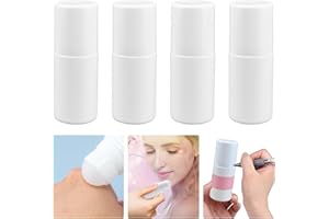 DTYGUIXE 4 Pz Bottiglie a Rullo in Plastica Bottiglie Vuote con Sfera a Rullo da 50ml Contenitori Deodoranti Fai Da Te con Sfera a Rullo per Aromaterapia, Profumi, Deodorante e Cosmetici