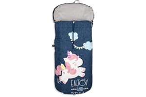 INTERBABY- Saco Universal Silla de paseo Unicornio