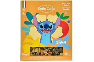 Dalla Costa Pasta Disney Lilo & Stitch trefärgad pasta med tomat och spenat – storpack 15 × 250 g