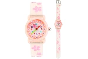 Anloo Dziewczynki chłopcy małe dzieci uroczy zegarek na rękę czas nauczyciela, silikonowy zegarek dziecięcy 3D, uroczy kreskówka, wodoszczelny, prezent dla dzieci, małych dziewczynek i chłopców