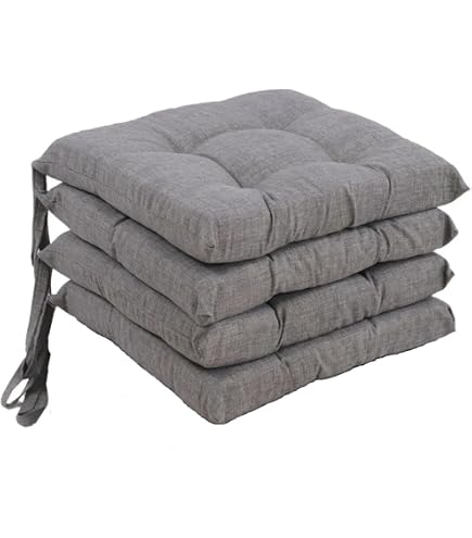 Travel Ease Cuscino Ergonomico per Sedia, Cuscino in Schiuma di Memoria Premium con Base Antiscivolo per Lungo Comfort, Cuscino di Supporto per l'anca per Sedia da Ufficio, Sedile Auto (Grigio