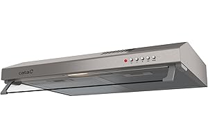 CATA | Campana extractora de cocina | Modelo LF-2060 X | Campana Convencional | 3 Niveles de Potencia | Capacidad de 195 5m3/h | Clase de Eficiencia Energética C