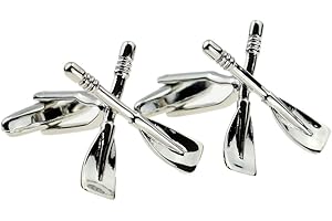 BIRSPPY Crossed Rowing Oars Cufflinks