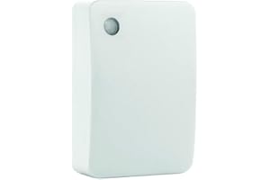 NATIONAL LIGHTING IP44 Rated Dusk To Dawn Photocell Sensor Light Switch For Outdoors - Weatherproof With Adjustable LUX Control - Compatible With Multiple lights | White