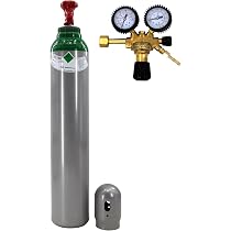 SPARTUS Argon Gasfles 10 Liter – 100% Zuiver Argon, 200 Bar, 2,1 M³ – TIG-lassen En Industrie – Met 10 Jaar Keuringsgeldigheid