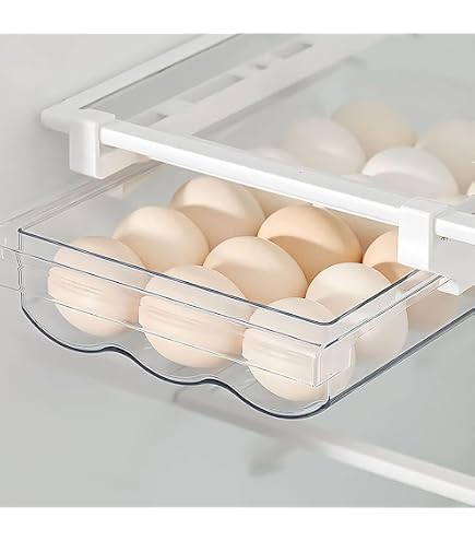 Distributeur Automatique D'œufs Pour Frigo - Rangement Compact Pour 30 œufs, Système Anti-casse