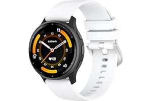 TopPerfekt Watch Strap Compatible with Garmin Venu 4 45mm/3/2/Forerunner 970/570 42mm/265 (22 mm) Quick Release Wristband Band for Garmin Venu 4 41mm/3S/2S (18 mm) Soft Silicone Replacement Women band