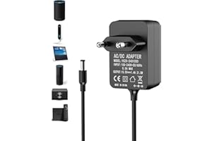 RENGOGA 21W Netzteil Kompatibilität für Alexa Echo 1st Gen, Echo 2nd Gen, Echo Show 1st Gen, Echo Plus 1st Gen, Echo Look, Echo Link, Fire TV 2nd Gen. 15V/1.4A Ladegerät Charger Adapter Schwarz