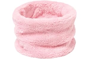 Falafoty Bufanda de Invierno para Niños Adultos Calentador de Cuello Bufanda Redonda, Forro Polar Bufanda Térmica A Prueba de Viento para Otoño Invierno Deporte Al Aire Libre Bufande'