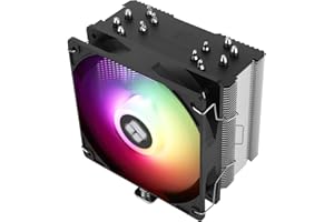 Thermalright Burst Assassin 120 SE ARGB CPU Cooler, 6 Heat Pipes Heatsink Cooler, 12cm PWM Fan CPU Air Cooler, AGHP Technology, for Intel LGA1851/1700/115X/1200