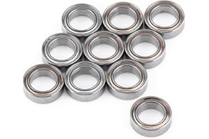 TKSE Mini Cuscinetti A Sfera, 10 Pezzi Mr85zz Cuscinetti A Sfere In Miniatura A Doppia Schermaturaper Stampante 3d Modellismo Quadricottero O Modello 5x8x2.5mm