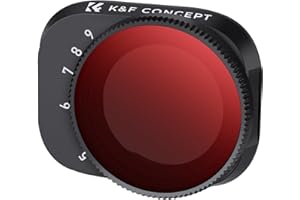 K&F Concept Mini 3,Mini 3 Pro ND Filter, Variabler ND Filter ND32-ND512,5-9 Stop Graufilter kompatibel mit DJI Mini 3 Pro,Mini 3
