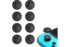 10 joysticklock för Nintendo Switch - Halksäkra - Lasertexturerade - Slitstarka - Tillbehör för Switch/OLED/Lite-kontroller