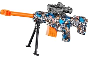 BESTOO Gel Blaster Electric Gel ball Toy with Goggle 50000 Balls, Outdoor Activities Sh00ting Team Game, Gift Choice for Christmas, Birthday