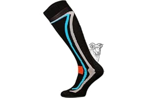 TODO Warme 50% Merino Skisocken Herren und Skisocken Damen Thermoaktiv, Atmungsaktiv 1 oder 2 Paar Merino-wolle Ski Socken 43-46, 39-42, 35-38