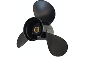 COPKINGO Boat Propeller 9.9x13 P for Mercury Outboard 25-30HP 10 Tooth 48-896900A40 / Outboard Propeller for Tohatsu Engine 3R0B645270 9 7/8x13