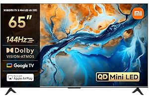 Xiaomi TV S Mini LED 65, QLED, 65 inch, Dolby Vision, Atmos144Hz, 1200 nits