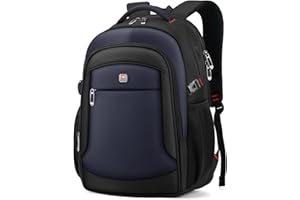 FANDARE Unisex Plecak na laptopa 15,6 cala z USB męski damski plecak funkcjonalny plecak na laptopa do użytku szkolnego poliester