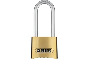 Abus 180IB/50HB63_C_N - Candado combinación Nautilus 50mm arco inoxidable extra largo 4 dígitos blister