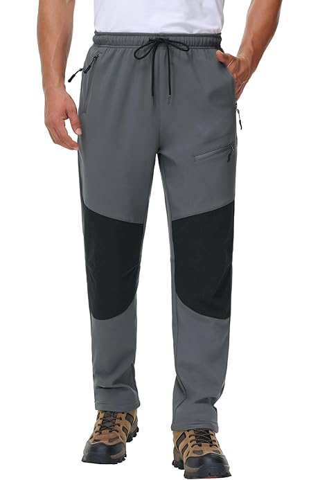 Pantalón Montaña Hombre Invierno Pantalones De Senderismo Para