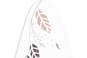 Encasa XO Housse Table à Repasser Luxury Line avec Rembourrage Extra épais (Convient aux Planches Standard de Large de 125x39 cm) Feuille d'automne - pour Home & Hotel