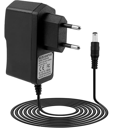 Drfeify Universele oplader 9 V AC/DC voor elektrisch gitaareffectpedaal, 100-240 V (EU-stekker