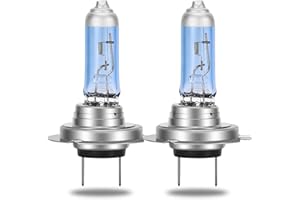 Briteye Bombillas H7 Halógenas 4300K Luz Blanca Amarillenta 12V 55W Faros de Coche (2 piezas)
