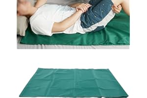 Fybida Tubular Slide Sheet Multi-Functional Elderly Slide Sheet Bedridden Patient Sliding Cloth for Turning Moving(Small 95cm*75cm) elderly care