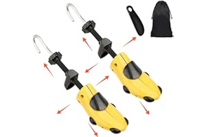 Tigcent Hormas para Zapatos Mujer Hombre Ensanchador de Zapatos, Horma Zapatos Mujer Hombre, Justable Longitud y Anchura con Calzador