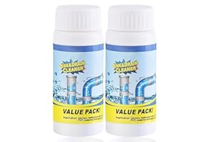 CHUNXIN 2PCS Powerful Sink &Drain Cleaner,Powerful Drain Cleaner & Pipe Dredge Deodo/rant,Pow/erful Dr/ain Cle/aner Dr/ain Unblocker,Powe/rful Pipe Dredging Agent,Blockage Cle/aner Remover for Kitchen Sinks