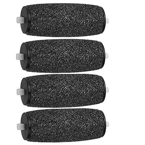 eBoot 4 Stück Extra Grob Raspelfeilen Roller Ersatzrollen Pediküre-Rollen für Samt Glatt Pedi Elektro