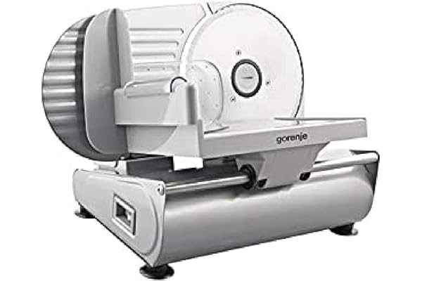 Gorenje r506e Slicer – Trancheuse à Jambon (acier inoxydable, couleur blanc)