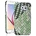 Produktbild SMART LEGEND Hardcase für Samsung Galaxy S6 Hartschale Schutzhülle Handyhülle Tasche Skin Cover Schale Stoßfest Hart Schutz Ultradünn Slimcase Hardcover Handytasche Etui Protective Backcover - Grün und Schwarz