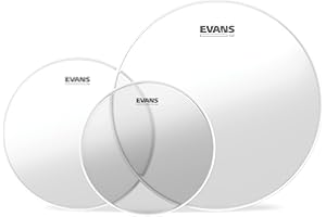 Evans Drum Heads - G2 Clear Rock Tompack, (10 , 12, 16 Inch)