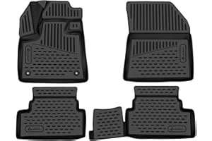 ‎ELEMENT Element 3D Gummimatten Set passend für OPEL Grandland X | 2017-2024 | 100% passgenaue Auto Fußmatten, robuste Universal Fußmatte Auto, Gummimatten, Schwarz