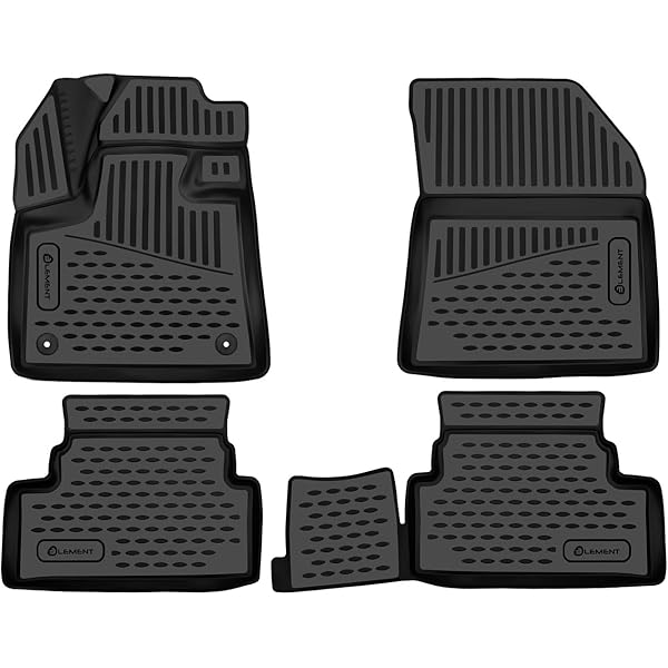 MOTOS Auto-vloermatten van rubber voor Toyota C-HR II vanaf 2023 Verbeter uw reiscomfort met Anti-Slip Mat Car No.77- Vloermatten voor alle weersomstandigheden, bescherming tegen vuil