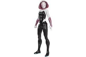 Marvel Spider-Man, Figurine Spider-Gwen de 30 cm inspirée de Spider-Man: Across The Spider-Verse, pour Enfants dès 4 Ans