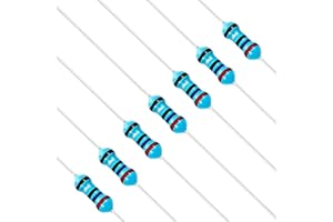 Chanzon 100pcs 1/4W (0.25W) 2.7 Ω ohm 2r7 Metal Film Fixed Resistor 0.01 ±1% Tolerance 2.7R MF Through Hole Resistors Current Limiting Rohs Certificated