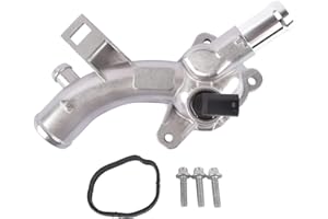 Bisenya Kühlmittelflansch mit Sensor Wasserrohr Aluminium Kompatibel mit Adam Corsa E D Astra J Meriva B 25192985 1338022