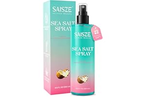SAISZE Sea Salt Spray for Hair Women and Men, Valentines Gifts for Her, Beach Travel Essentials, Coconut Texturising Salt Water Spray, Effortlessly Achieve Wavy and Curly Hair, Stocking Fillers, 8.8 oz