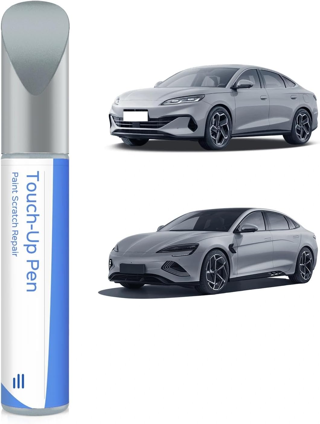 PARTS4EV (LAT) Lápiz de retoque para coche azul hielo para BYD, coincidencia exacta para chips y arañazos