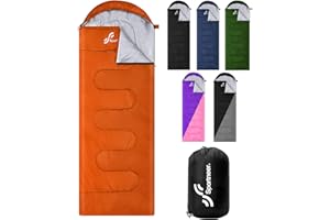 Sportneer Sacco a Pelo per Adulti e Bambini - Sacco a Pelo leggero e portatile per Campeggio, Escursionismo