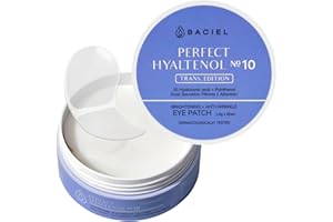BACIEL - Patch occhi in idrogel che si scioglie con acido Ialuronico e pantenolo | Perfect Hyaltenol 10 | da usare di notte | occhiaie e occhi gonfi | 30 paia