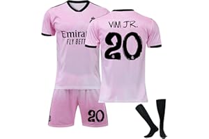 DUOROUPUTAO Football Kit Kids Unisex Football Kit Breathable Mens Tracksuit Set Gym Wear Football Jersey for Boys Moisture Wicking Retro Activewear T Shirts Tracksuit Bottoms and Athletic Socks for Men and Boys