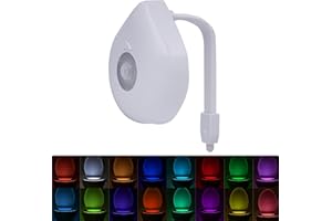 AQSQWQ Lampada da toilette con 16 LED colorati, Luce Notturna per WC Sospesa per Luce Notturna a LED Luce di Copertura Piccola Luce Caratteristica Speciale per