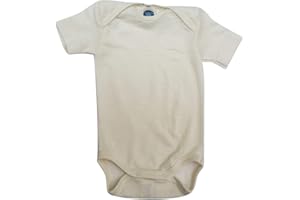 Cosilana, Baby Body Kurzarm, 70% Wolle, 30% Seide