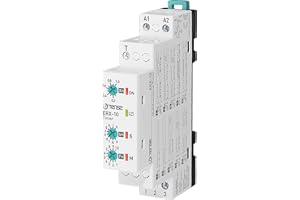 Tense Elektronik ERX-10 tidningsrelä multifunktionell timer för hatskenor, trappavstängning, 10 olika funktioner
