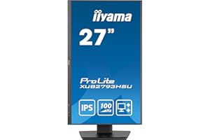 iiyama ProLite XUB2793HSU-B7 27-calowy monitor IPS, 1920 x 1080 Full HD, 100 Hz, 1 ms