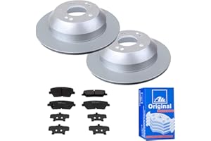 ‎ATE ATE Bremsen-Set 2 Bremsscheiben + Bremsbeläge Bremsensatz Ø302 Einbau Hinten Bremsscheiben-Set Scheibenbremsen passend für Kia Sorento 2 XM